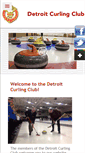 Mobile Screenshot of detroitcurlingclub.com